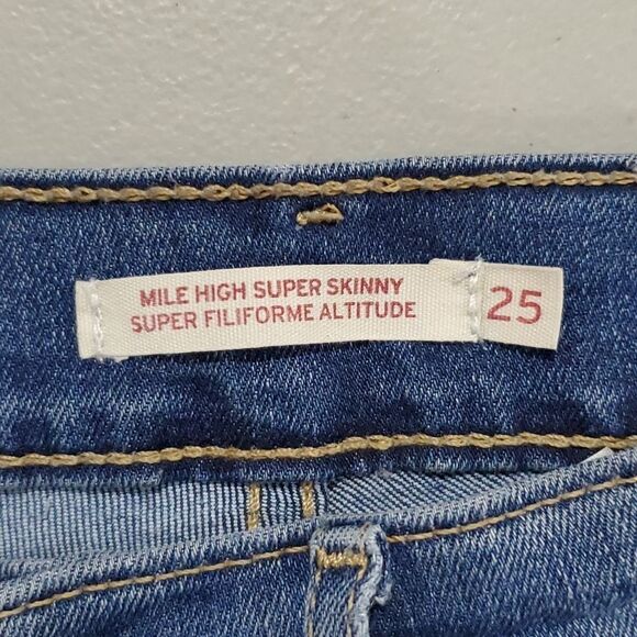 LEVI'S mile high super skinny jeans - Picture 7 of 8
